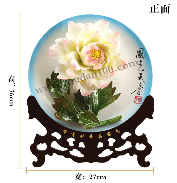 周年慶紀念禮品-玉樓點粉白牡丹瓷 周年慶紀念禮品-玉樓點粉白牡丹瓷